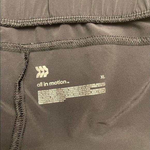 All in Motion Moisture-Wicking Drawstring Black Shorts Size XL 🖤 - Picture 5 of 5